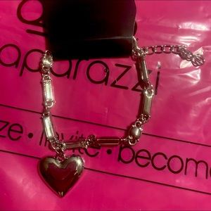 Silver Heart Bracelet